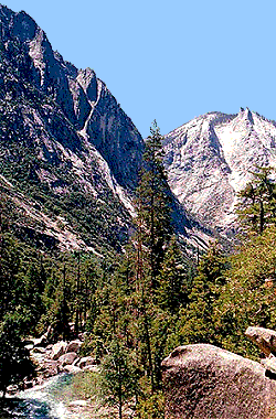 Below Mist Falls