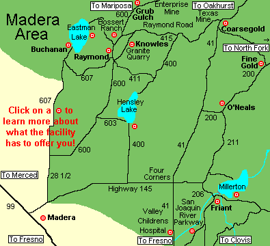 Madera Area Map