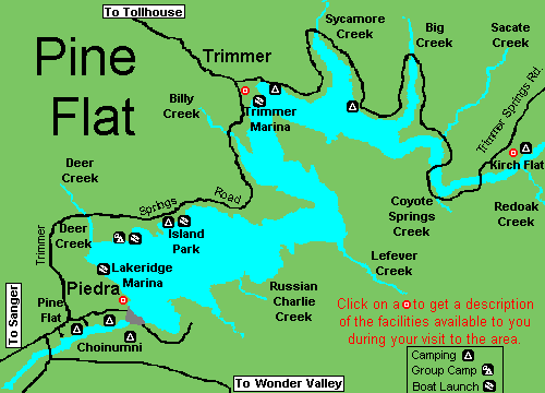 Pine Flat Map
